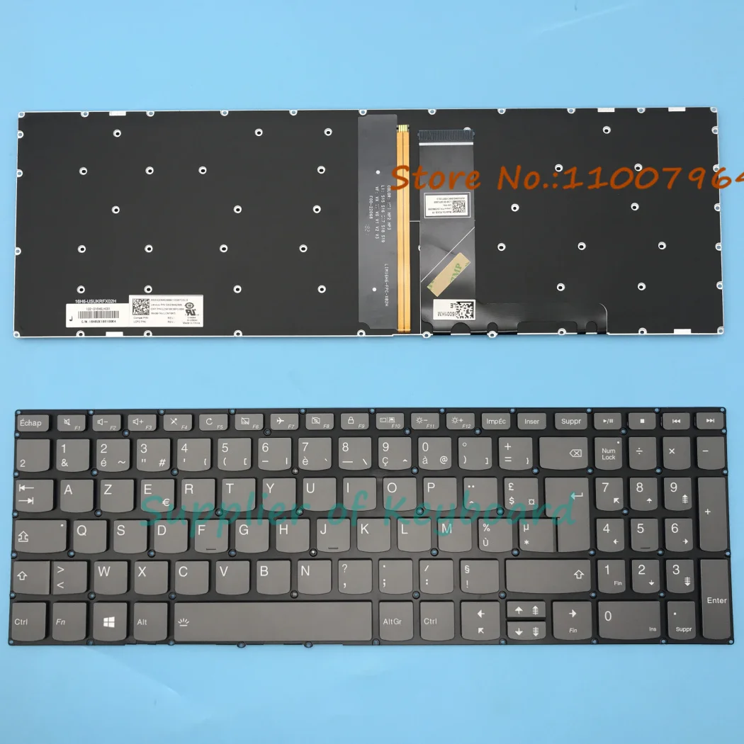 

NEW For Lenovo Ideapad 3-15ADA05 3-15ARE05 3-15IGL05 3-15IIL05 3-17IML05 3-17IIL05 V17-IIL AZERTY French Keyboard Backlit