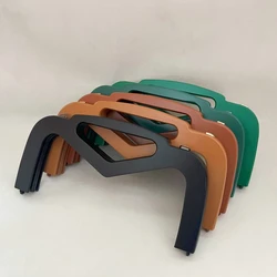 Monedero de madera en forma de V, 25x13 Cm, asas de bolso, accesorios de bolso, marco de monedero de madera bonito, a la moda, vendedor de fábrica de China