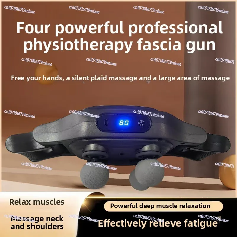 Fascia Gun Muscle Neck Muscle Relaxation Electric Meridian Gun Leg Massager