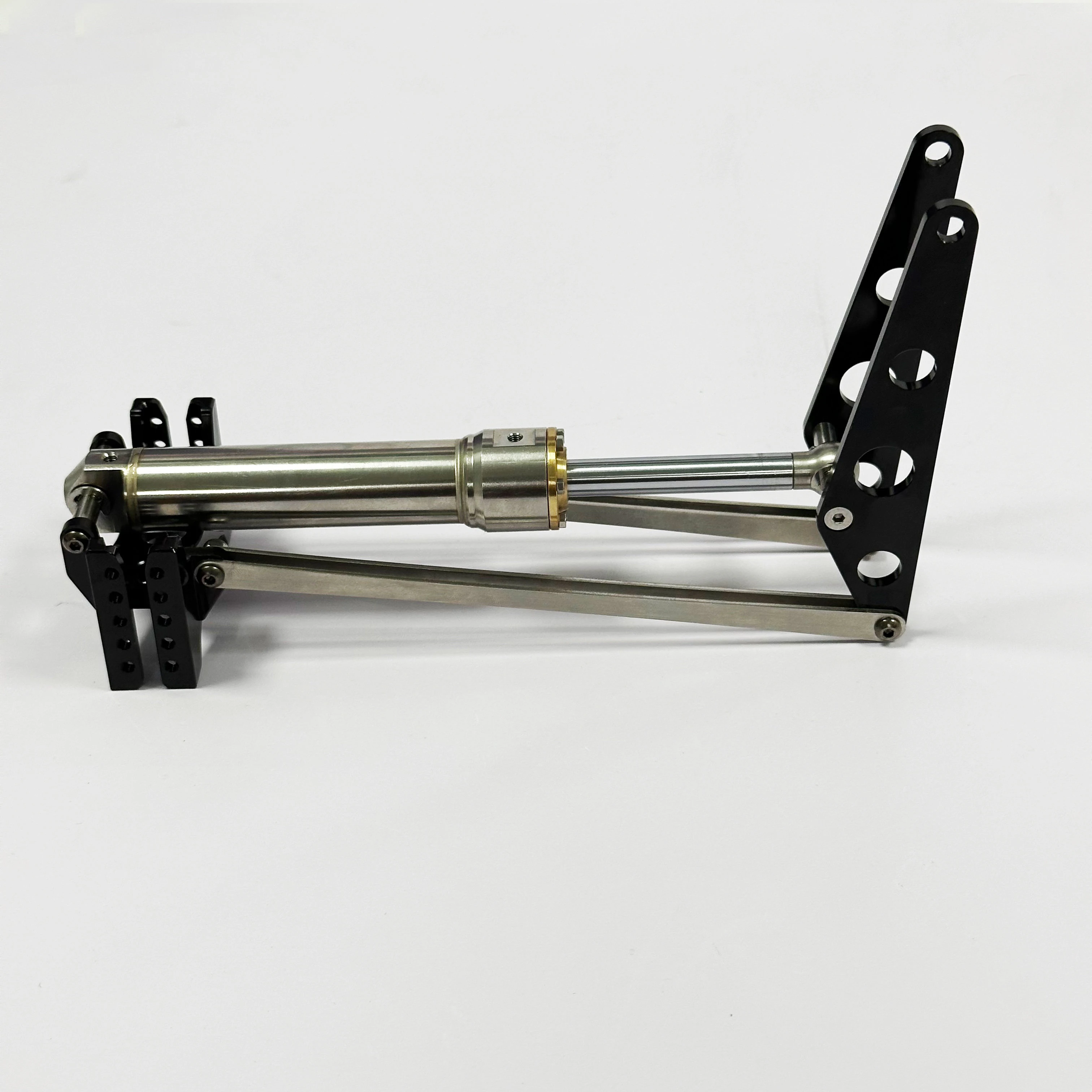 RC 1/14 Metall-Hydraulik-Hebeölpumpe F-Stützrahmen für Tamiya Hydraulikbagger, Lader, Muldenkipper, DIY-Teile – Detail 4