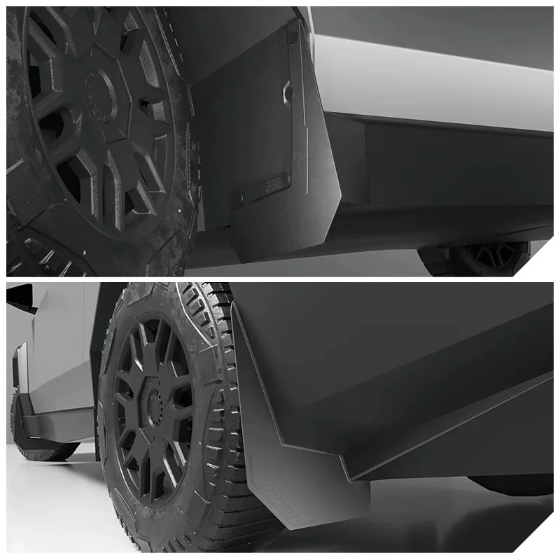 

For Tesla Cybertruck 2024-25 Pickup Wheel Mud Flaps Splash Guards MudFlaps Front Rear Fender New Upgrade TPE Mudguards Protector