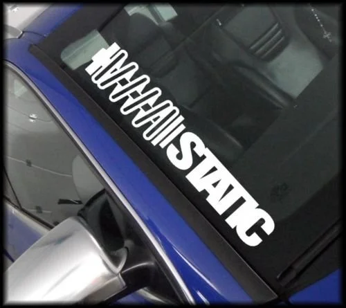 

For STATIC (Choice of colour) 55 cm Door Sticker DUB FUN Tuning Decal Car and Motorbike Pick Up Styling