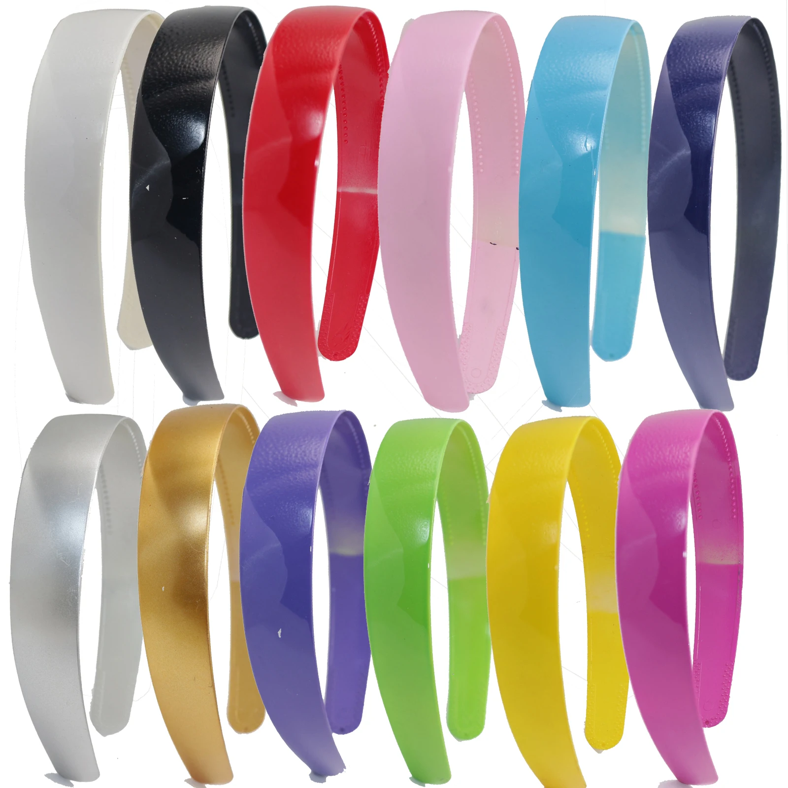 5 Bright Color Plastic Wide Alice Hair Band Headband 25mm(1