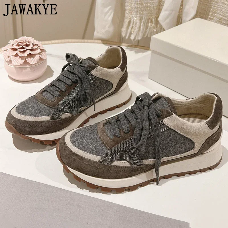 JAWAKYE Luxury Brand Sneakers Shoes For Men Height Increasing Breathable Driving Flat Shoes Trainers Shoes Male Casual Sneakers