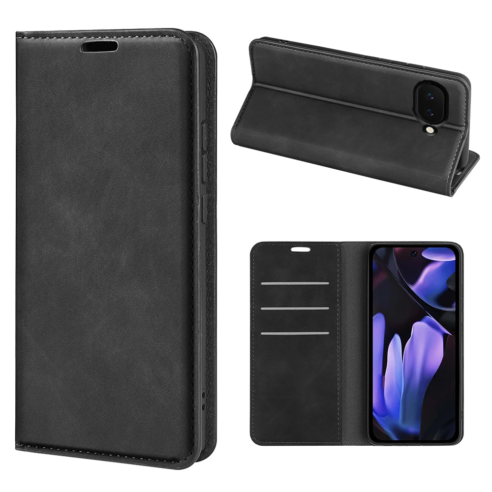 

For Google Pixel 9 Pro XL Phone Case Wallet High-end Flip Card Slot Leather Google Pixel 8 8A 7 7A 6 6A 5A Skin feel Cover Coque