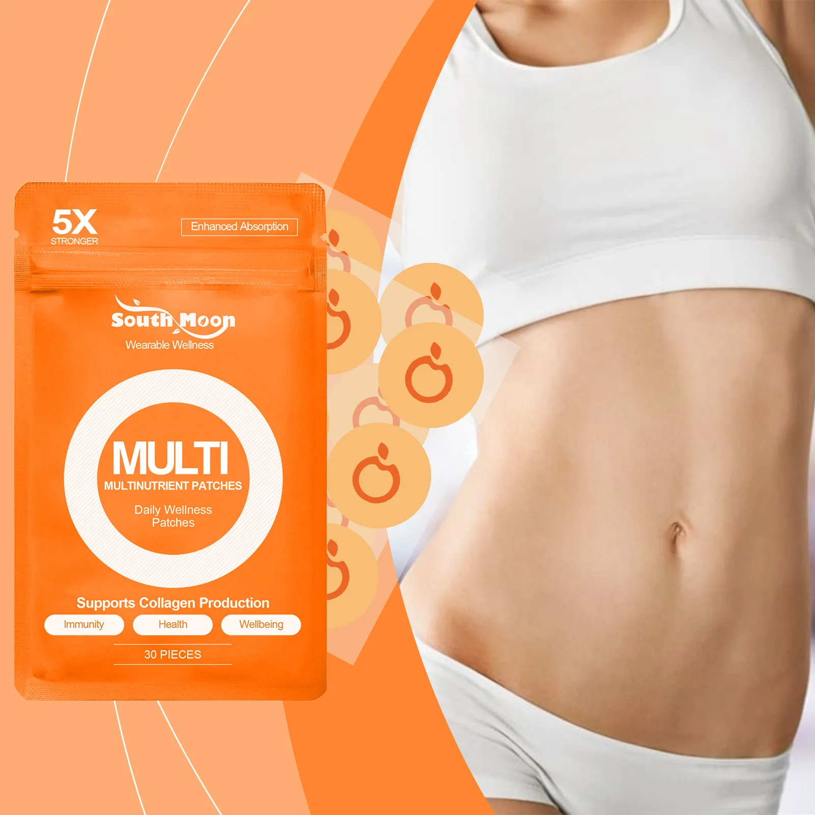 

30/60/90 шт. пластырь для похудения, пластырь для ухода за телом с тонами цитрусовых для освежения и удобных пластырей на запястье