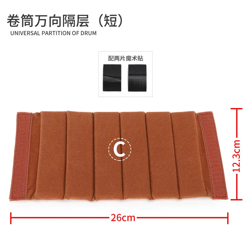 

2Pcs Camera Bag Insert Partition Divider Lightweight Material Protective Gear Organizer for Outdoor Photography