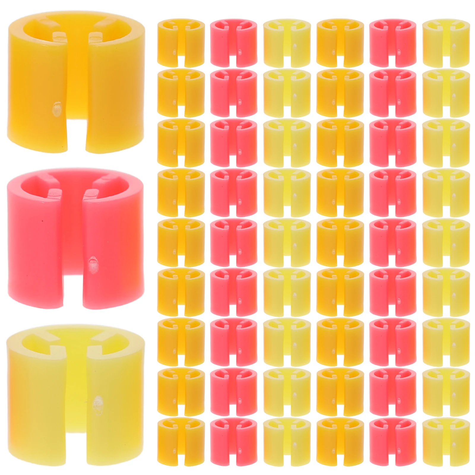 

300 Pcs Hanger Size Markers Plastic Clothes Tags for Shop Garment ganization Clear Coding Clothing Accessories