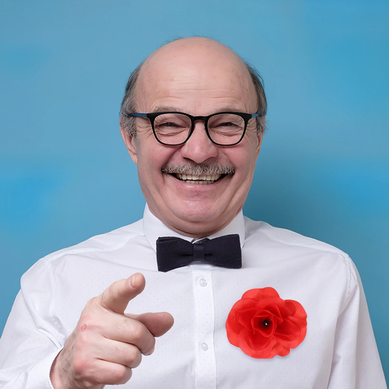 1pc Water Spraying Rose Brooch Premium Plastic Durable Creative Flower Shaped Chic Novelty Party Prom Banquet Daily Wear