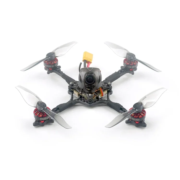 HappyModel Crux3 1-2S 3inch Toothpick Freestyle Quad CrazybeeX 4in1 AIO 5A 200mW Caddx Ant 1200TVL EX1202.5 KV6400