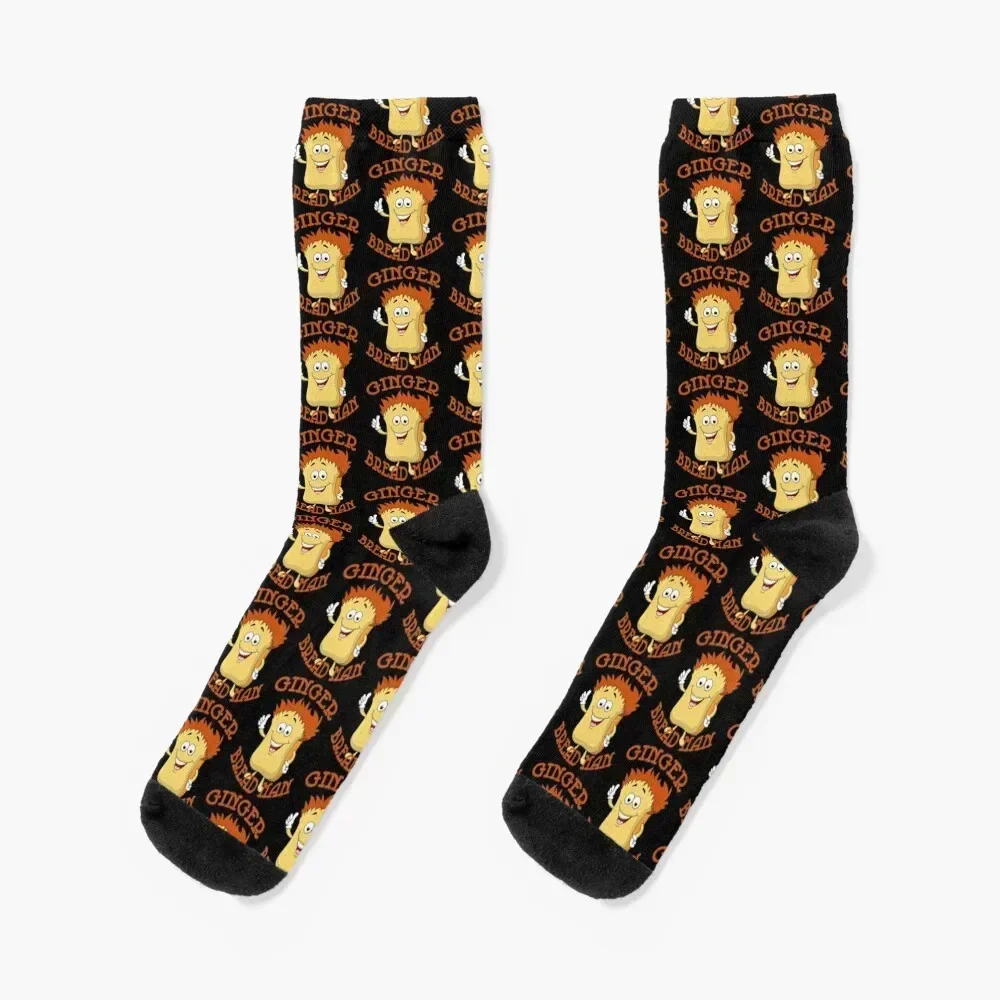 Funny Ginger Bread Red Hair Redhead Pride Gingerbread Christmas Socks basketball Climbing Men Socks Luxury Brand Women's