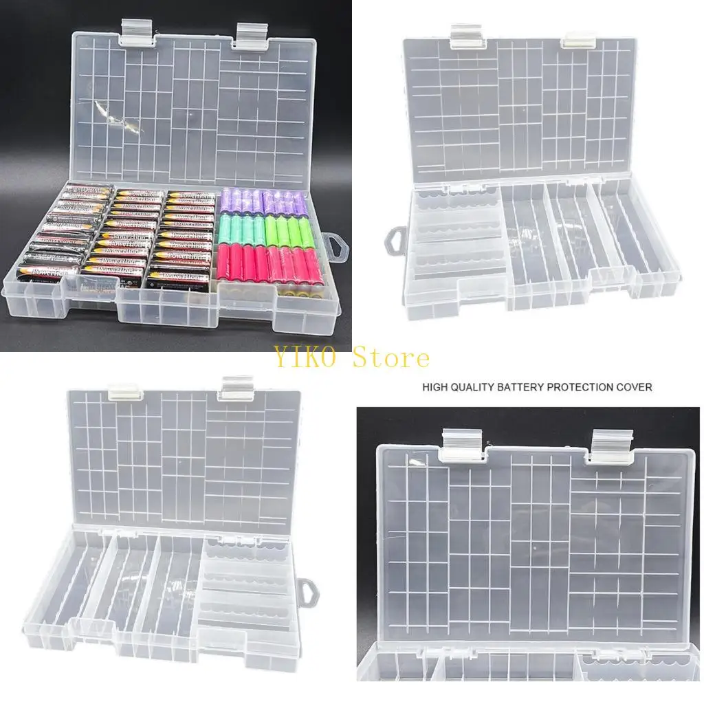 K32C Battery Storage Box for 60 AA 40 3A Batteries Container Lightweighted Designing