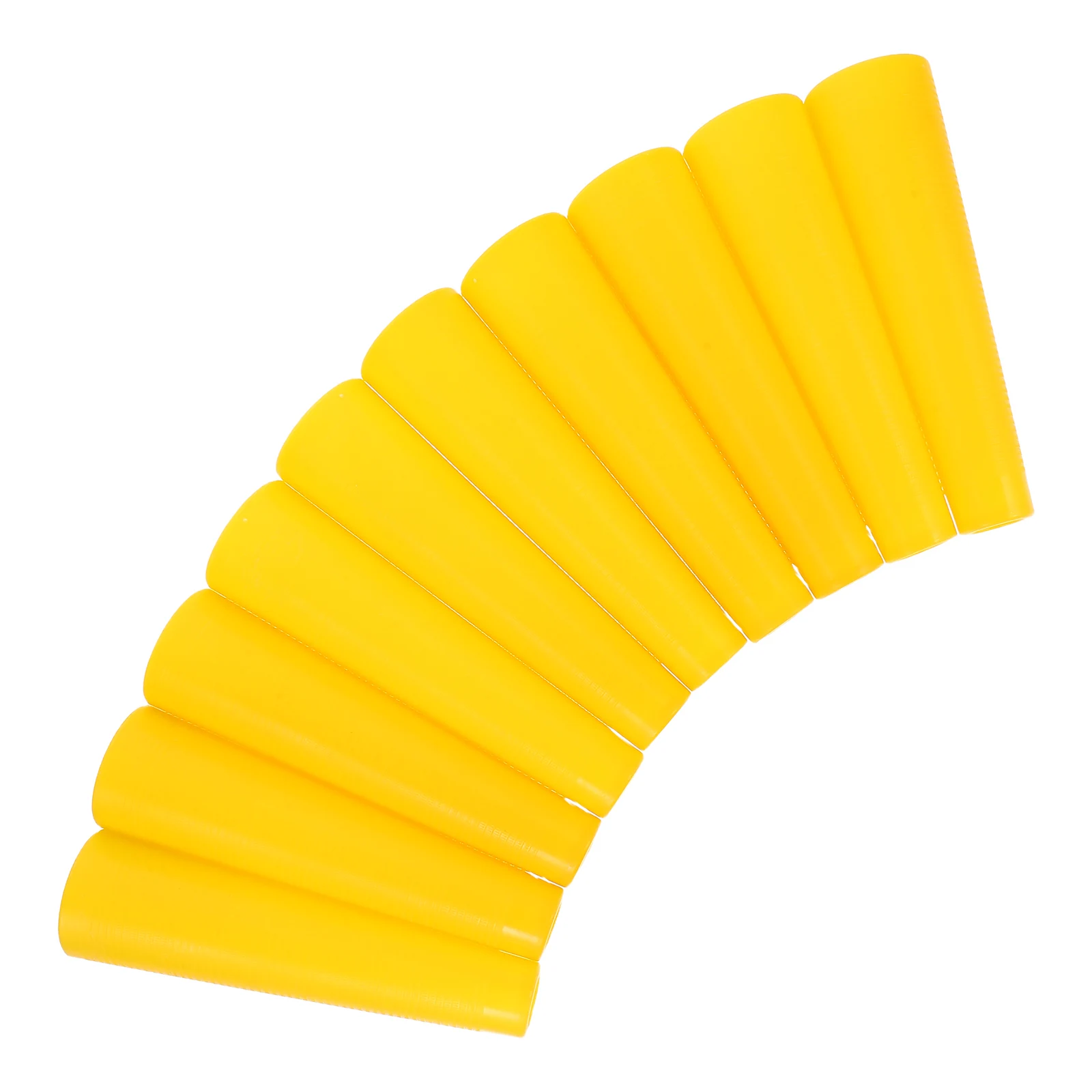 

10 Pcs Plastic Winding Tubes Bobbins 3 Degree 30 Minutes Tapered PVC Fade Resistant Thread Winders Sewing Yarn Crochet