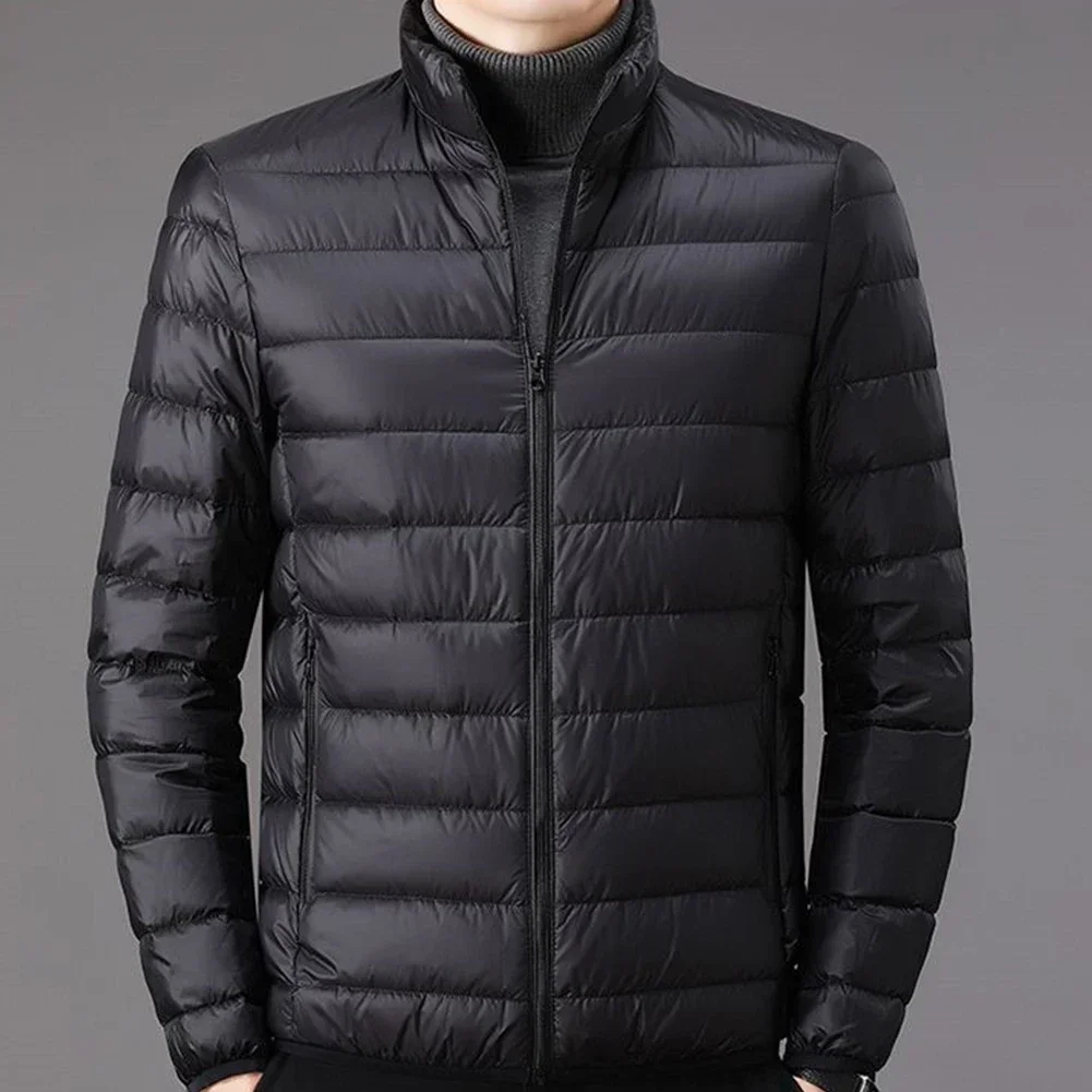 Comfy แฟชั่น Mens Coat Down Thicken Tops WARM Windproof ฤดูหนาวฤดูใบไม้ร่วง Zip Bodywarmer ลงน้ําหนักเบา