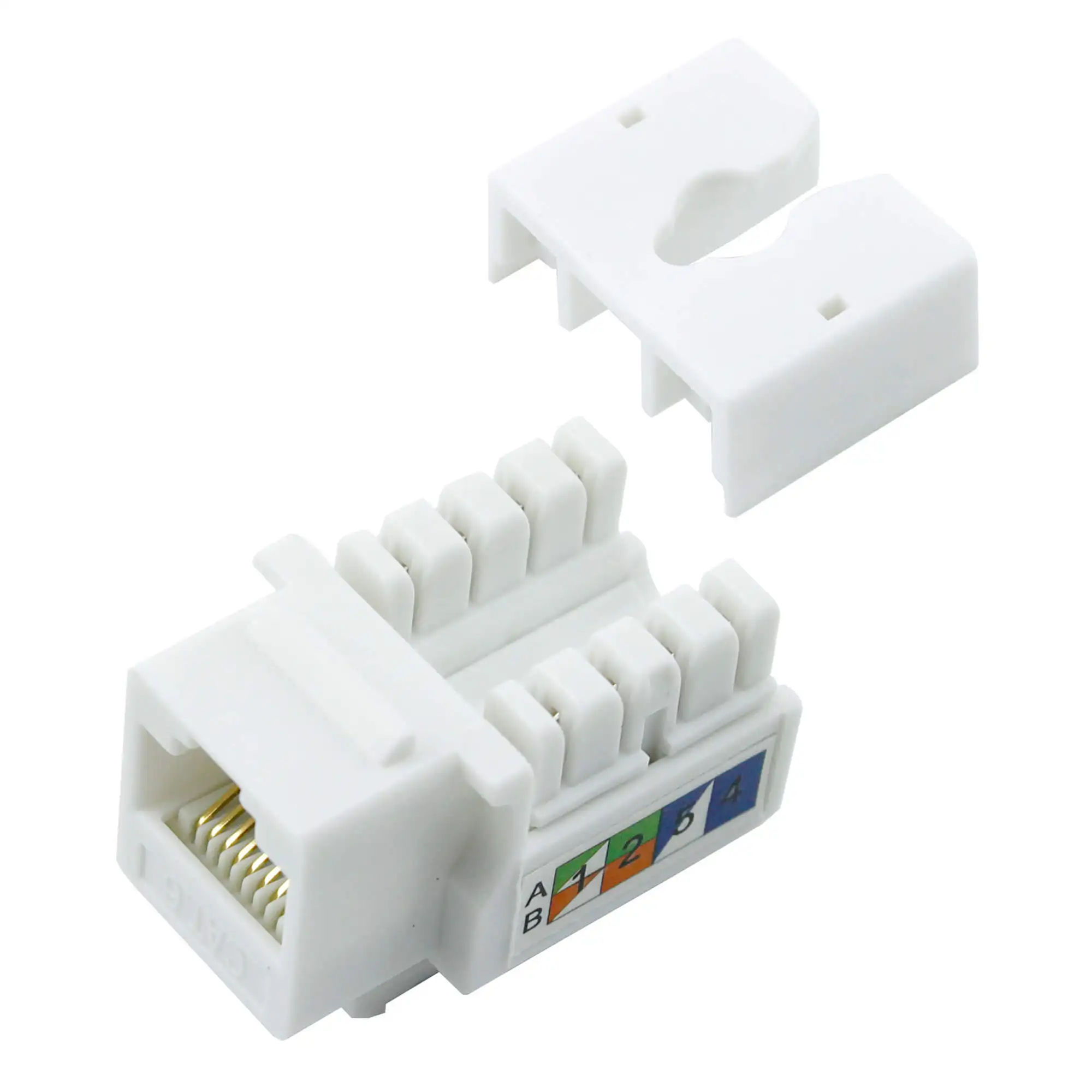 10x Female Keystone Rj45 Cat6-High Quality-5 +