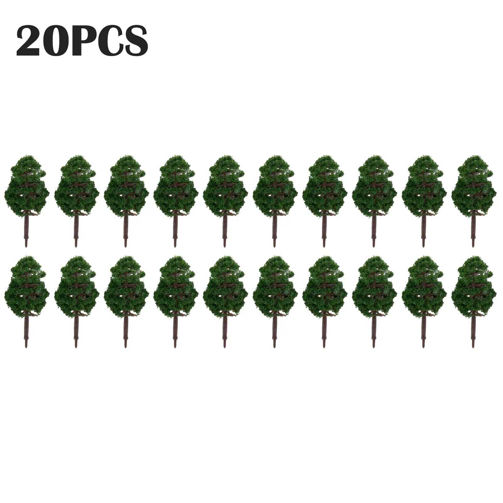 30/20/10pcs 8cm 5cm 3.5cm Mini Model Trees Micro Pine Trees Sandtable Decor Model Railway Train Layout DIY Accessories