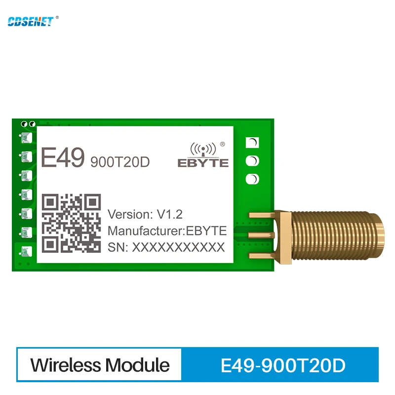 Wireless Data Transmission RF Module 868MHz 915MHz CDSENET E49-400T20D 20dbm 2.5KM Low Power Narrowband Antenna interface SMA-K