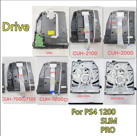 Unità DVD Blu-ray di ricambio originale per Playstation 4 PS4 1200 Console di gioco Slim Pro CUH-2000 7200 2100 CUH 7000 7100 KEM-860