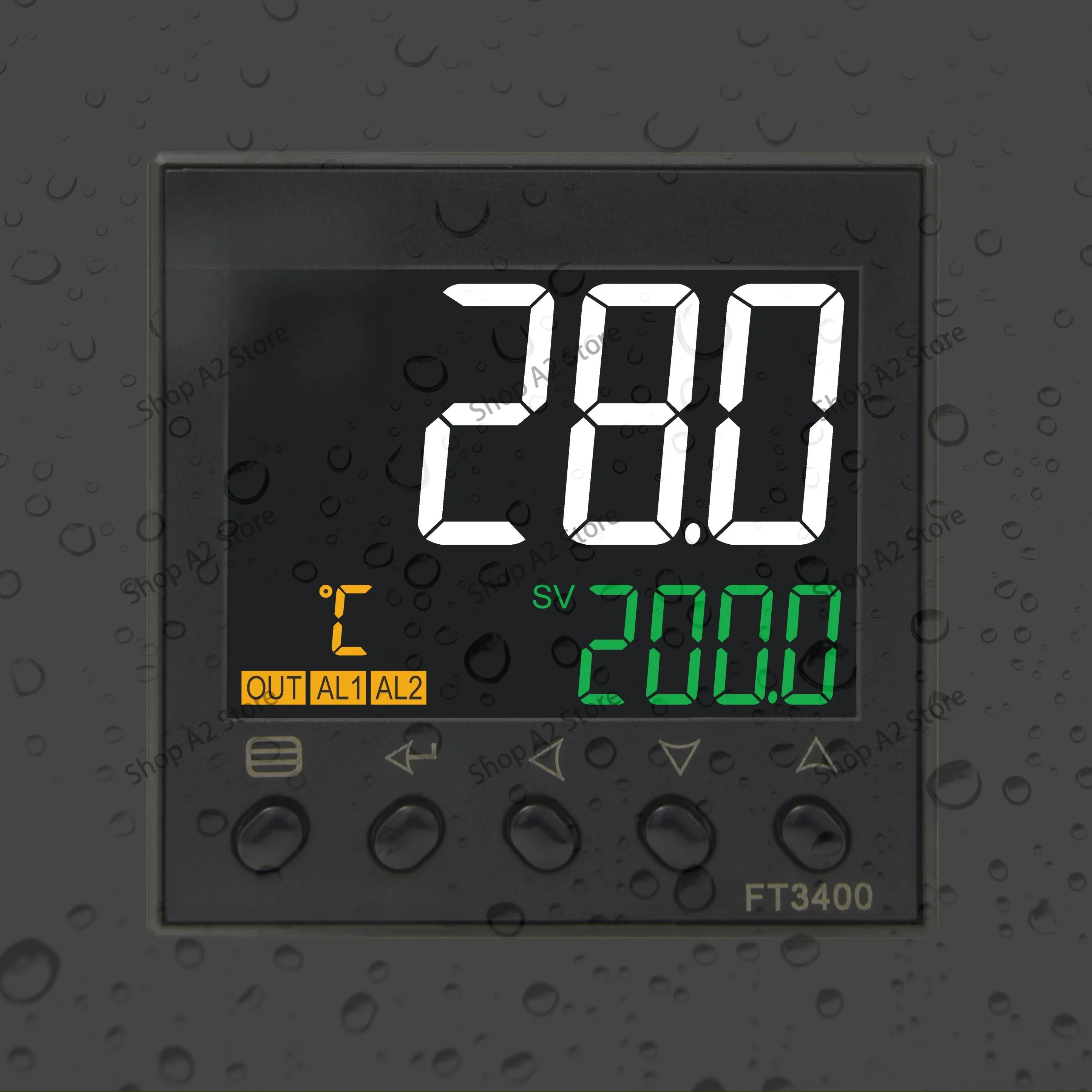Temperature Controller K-type Pt100 Temperature Controlle FT3403 LCD Large White Font Display EconomyTemperature Controller 220V