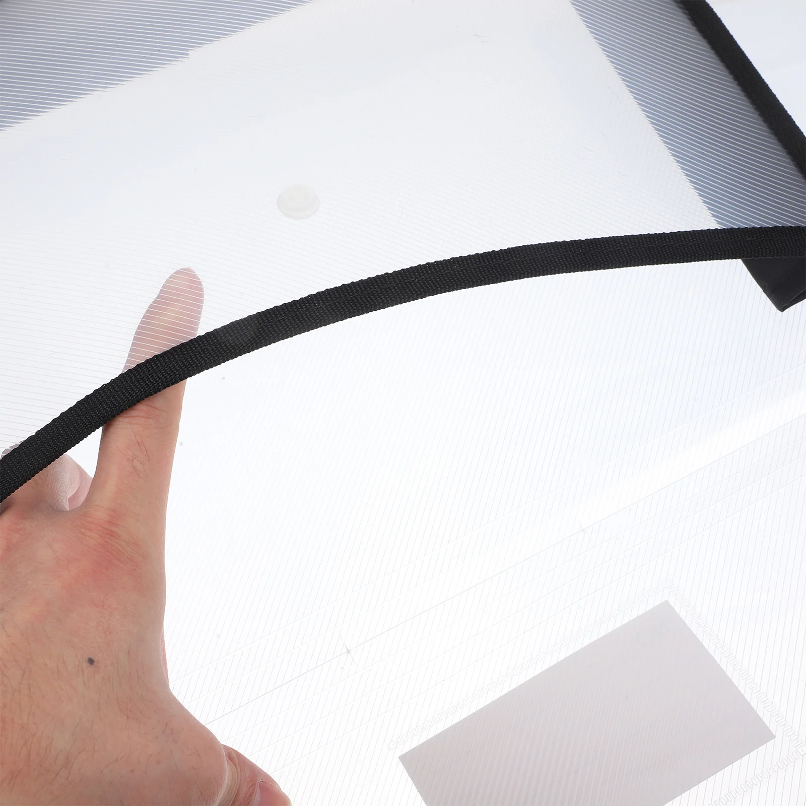 

2Pcs Document Bag Large Capacity File Organizer Office Supply File Wallet Receipt Holder Organizer for Legal Documents