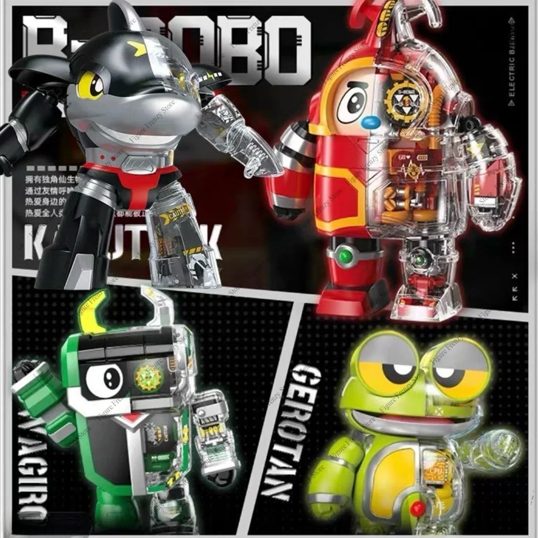 

Специальное предложение: Робот-конструктор Fermi Iron Armor Little Treasure Coubda с прозрачным механизмом, коллекционная игрушка для детей