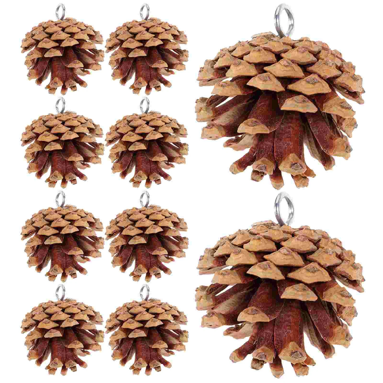 Parrot Chewing Toy Bird Pine Cone Suspending Birds Hangable Cones Funny Hanging