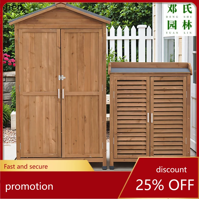 

HXL Outdoor Storage Box for Garden Tools, Rainproof and Sunproof Cabinet