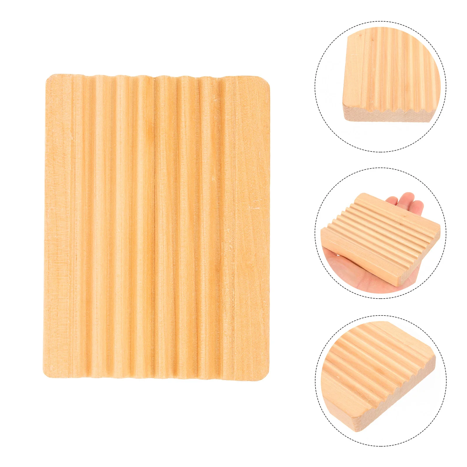 

2pcs Bamboo Soap Holder Drainable Design For Bathroom Kitchen Shower Countertop Use Soap Saver Box Container Case Stand