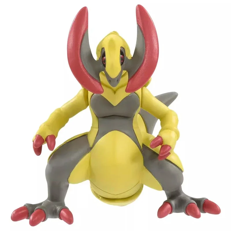 TOMY Pokemon Haxorus model MS-60 new anime peripheral collection figure ornaments childrens toys Christmas gifts room decoration