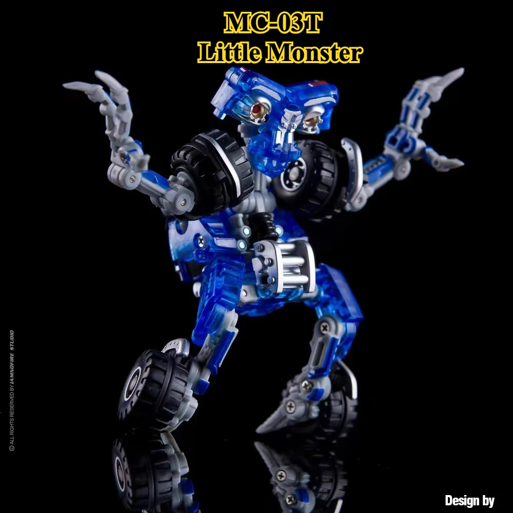 

В НАЛИЧИИ Трансформация DR.WU Little Monster MC-03T MC03T Прозрачная версия Фигурка Робот Подарки