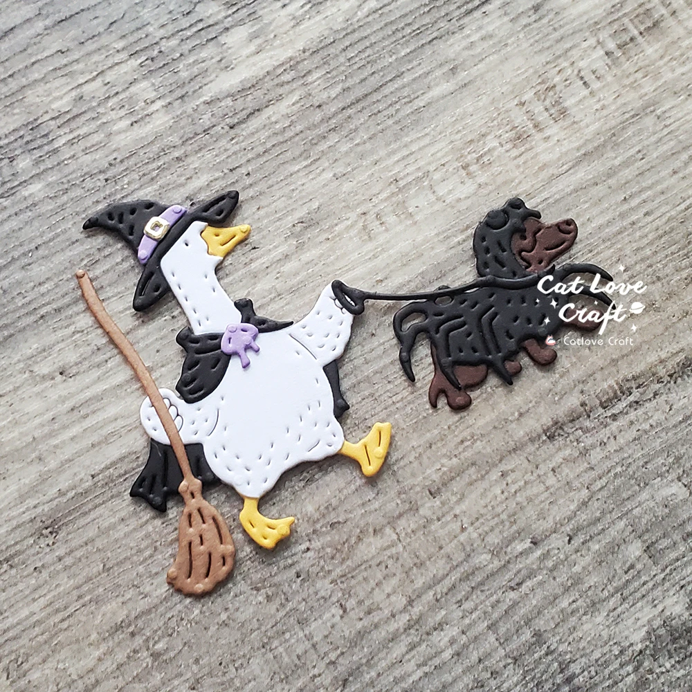Halloween Thanksgiving Gans Wurst Hund Metall-Stanzformen Scrapbooking Schablone Stanzformen Kartenherstellung Basteln Prägung Neue Stanzformen – Detail 7