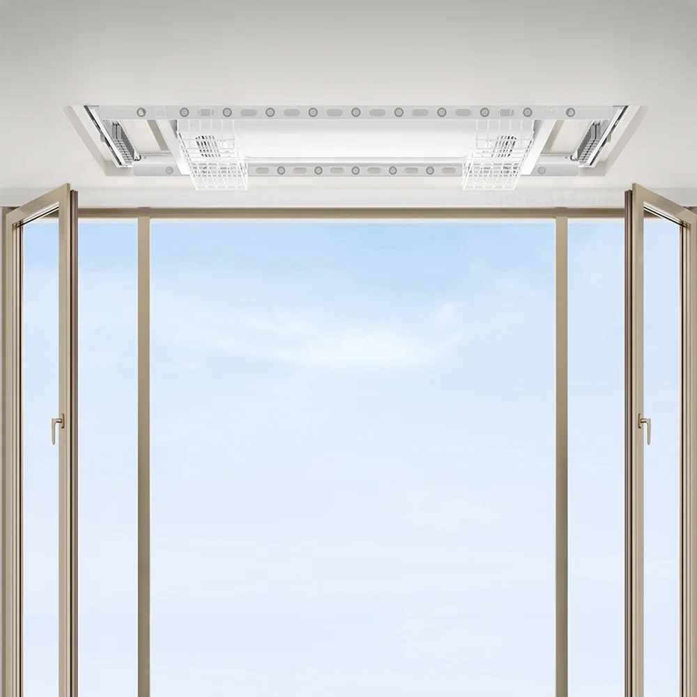 Multifunction Clothes Drying Rack 1S Electric Clothes Drying Rack Indoor Lifting Uvc Drying 35kg UVC M Home