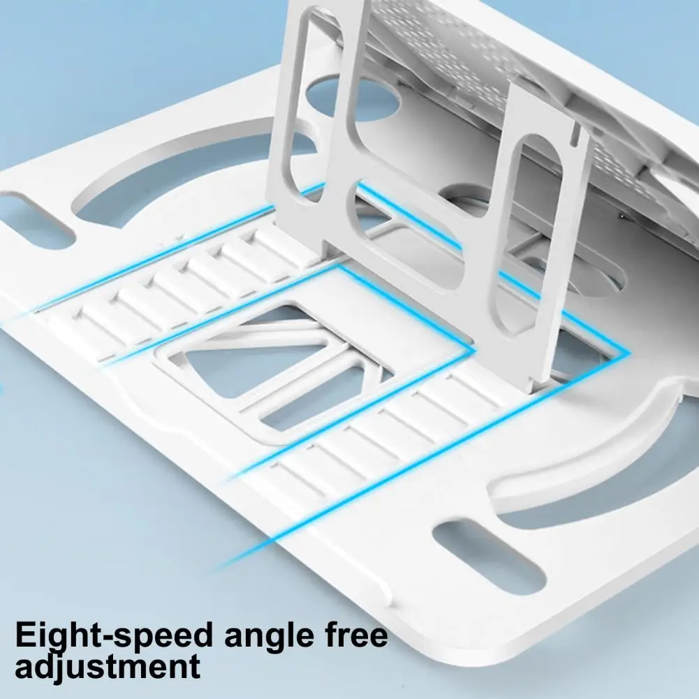 Eco-friendly Tablet Stand Non-Slip Folding Stand Angle Adjustable Notebooks Mobile Phone Bracket  Storage