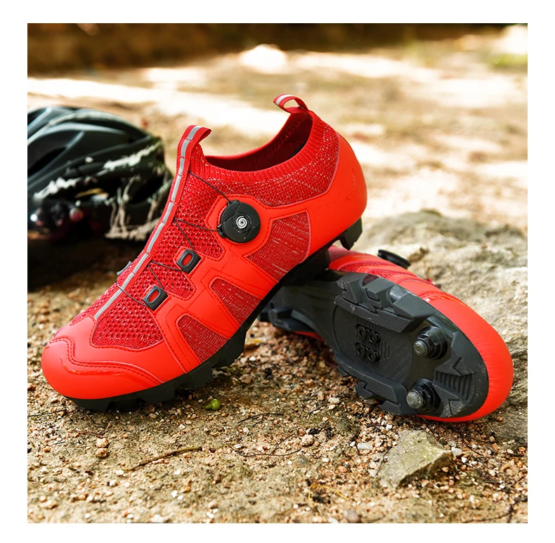 Männer MTB Radfahren Schuhe Atmungsaktive Stollen Rennrad Schuhe Racing Geschwindigkeit Turnschuhe Frauen Mountainbike Schuhe für Shimano SPD SL – Detail 21