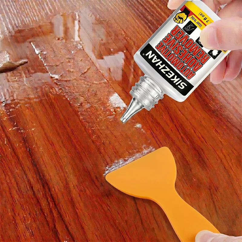 50ml Car Adhesive Remover Sticker Glue Residue Cleaner Auto Decal Eraser Safe Paint Window With Plastic Scraper Tool