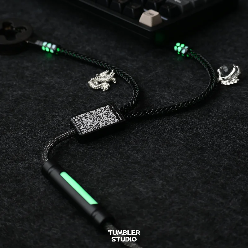 1 To 2 Aviator Cable V2 8k High Speed Keyboard Cable Magnetic Shaft Keyboard Wireone Out Two Split Custom Aviator Cord