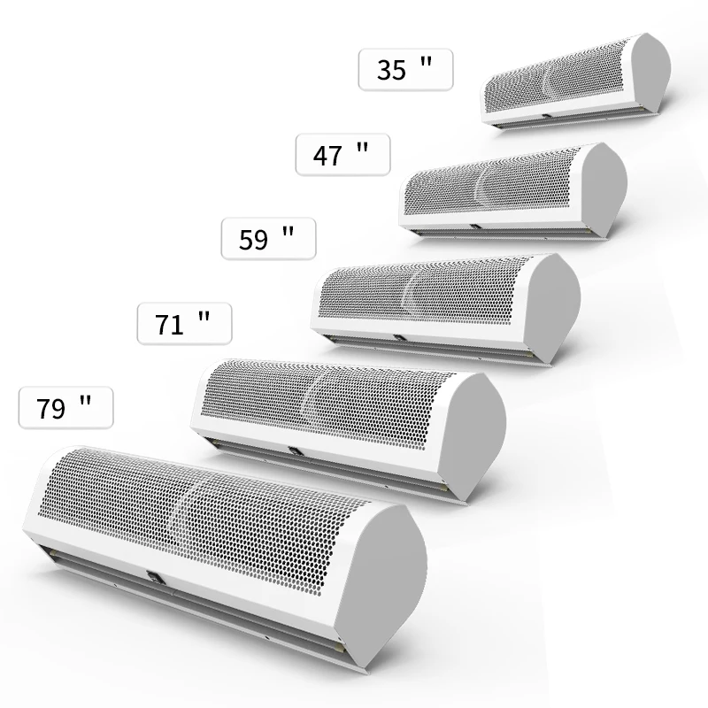 Strong Wind Cross Flow Air Curtain, 15 Years Experience, Dust Protection, Commercial Entrance Barrier