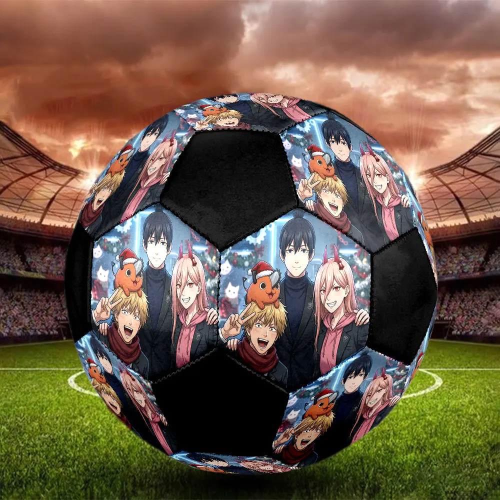 1PC Chainsaw Man Football Soccer Ball Size 5 Indoor Soccer Ball Fashion Outdoor Sports 1PC artwarming Surprise -HE30