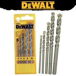 DEWALT DT6952 Masonry Twist Drill Bit-Set Wear Resistant Multifunctional Bits Power Tool Accessory 4,5,6,8,10MM 5-Piece