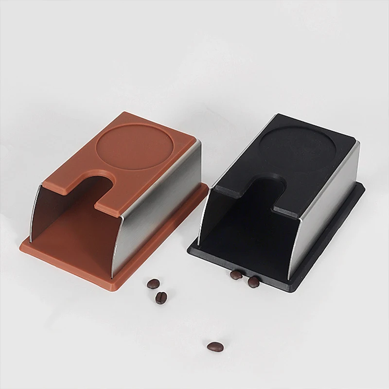 

Основание подставки для тампера для кофе из нержавеющей стали - хранилище инструментов для кофемашин, станция для утрамбовки, станция для утрамбовки кофе, инструмент для кофе