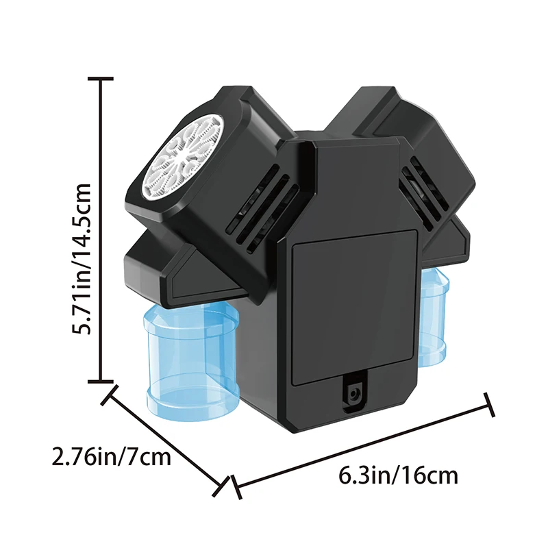 Con acqua a bolle da 100 ml Macchina per bolle a doppia testa Giocattolo Giocattolo da esterno per bambini Gioco Regalo interattivo per festival di macchine per bolle