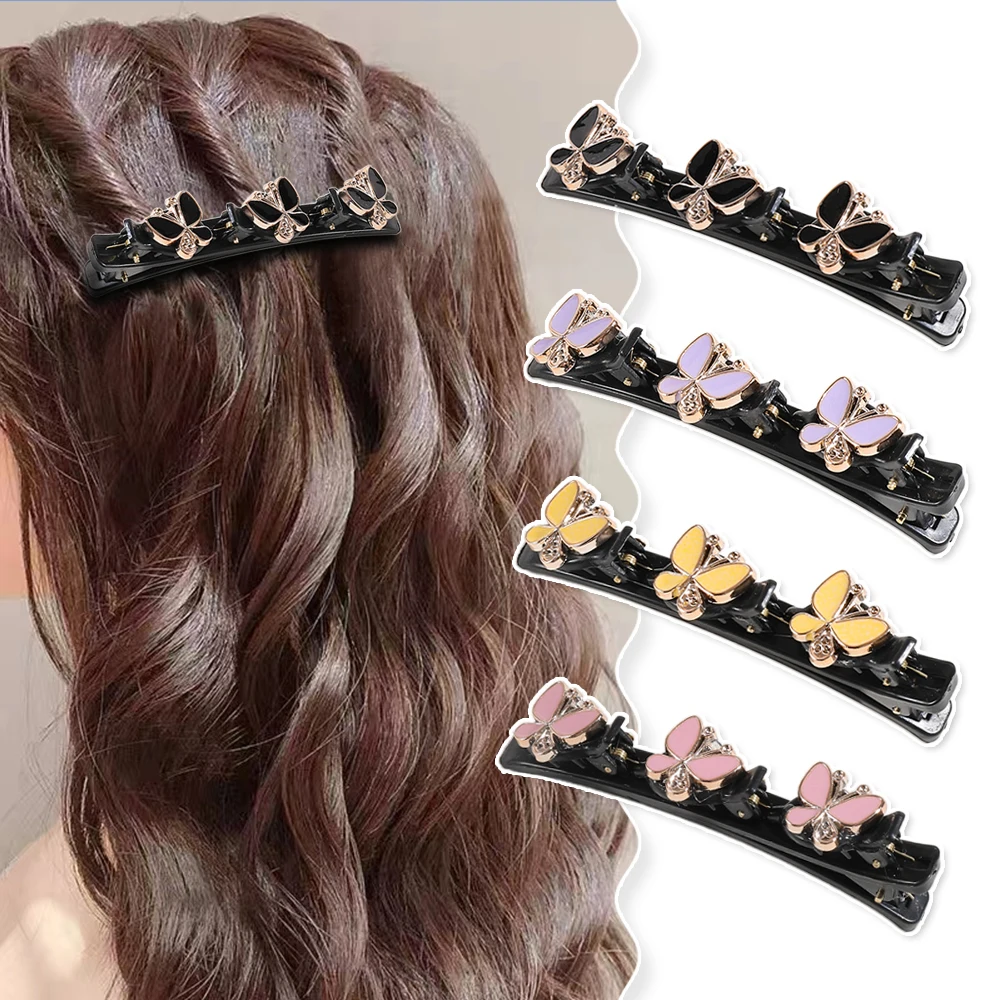 48 Styles available flower pearl rainstone hair clips for women fashion Clover shape hair accessories barrettes can wholesale