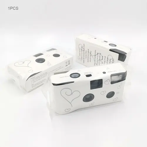 1-6 uds Retro 16/27 fotos 35mm cámara de película desechable Manual cámara óptica tolo regalo para niños juegos de películas de cámara de un solo uso