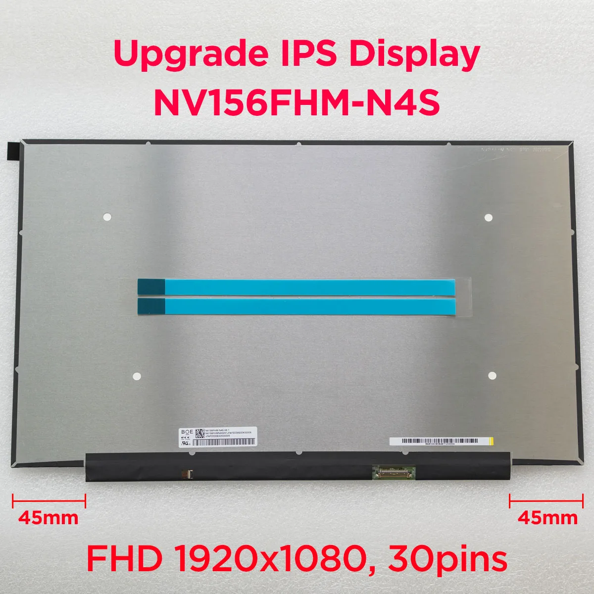 NT156FHM-N43 de pantalla LCD para portátil, accesorio para Lenovo V15, G3, E15, Gen4, ideapad 5-15, 15,6x1920, 30 Pines, 1080, N156HGA-EA3, compatible con B156HTN06.2