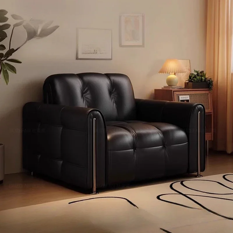 

Multifunction Electric Folding Sofa Bed Modern Luxury Dermis Lazy Bedroom Living Room Sofa Pouf Home Furniture Sofy Salonu FYRS