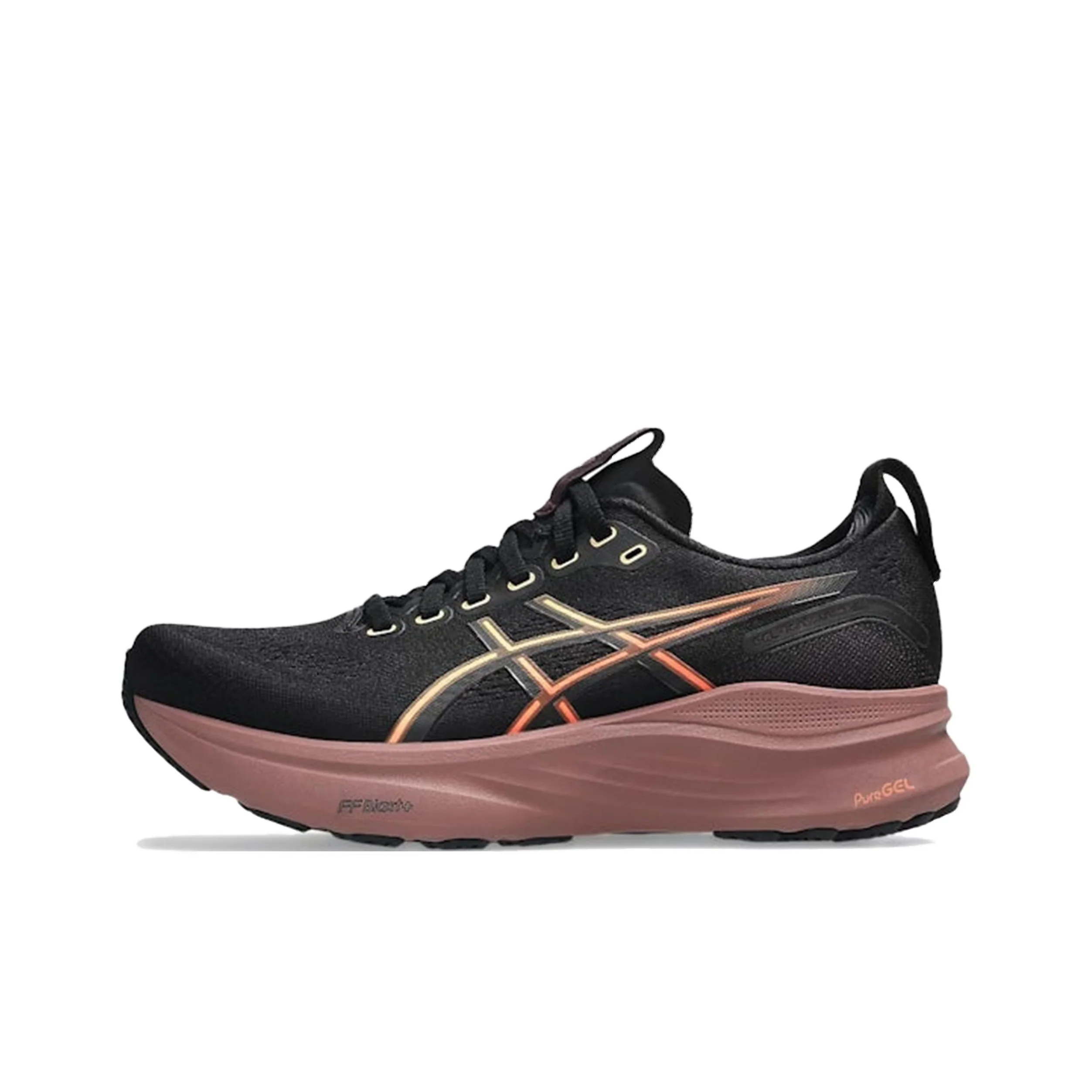 Asics GEL KAYANO 32 Abrasion Resistant Low top Running Shoes Women's Black Purple Pink 1012B838-003
