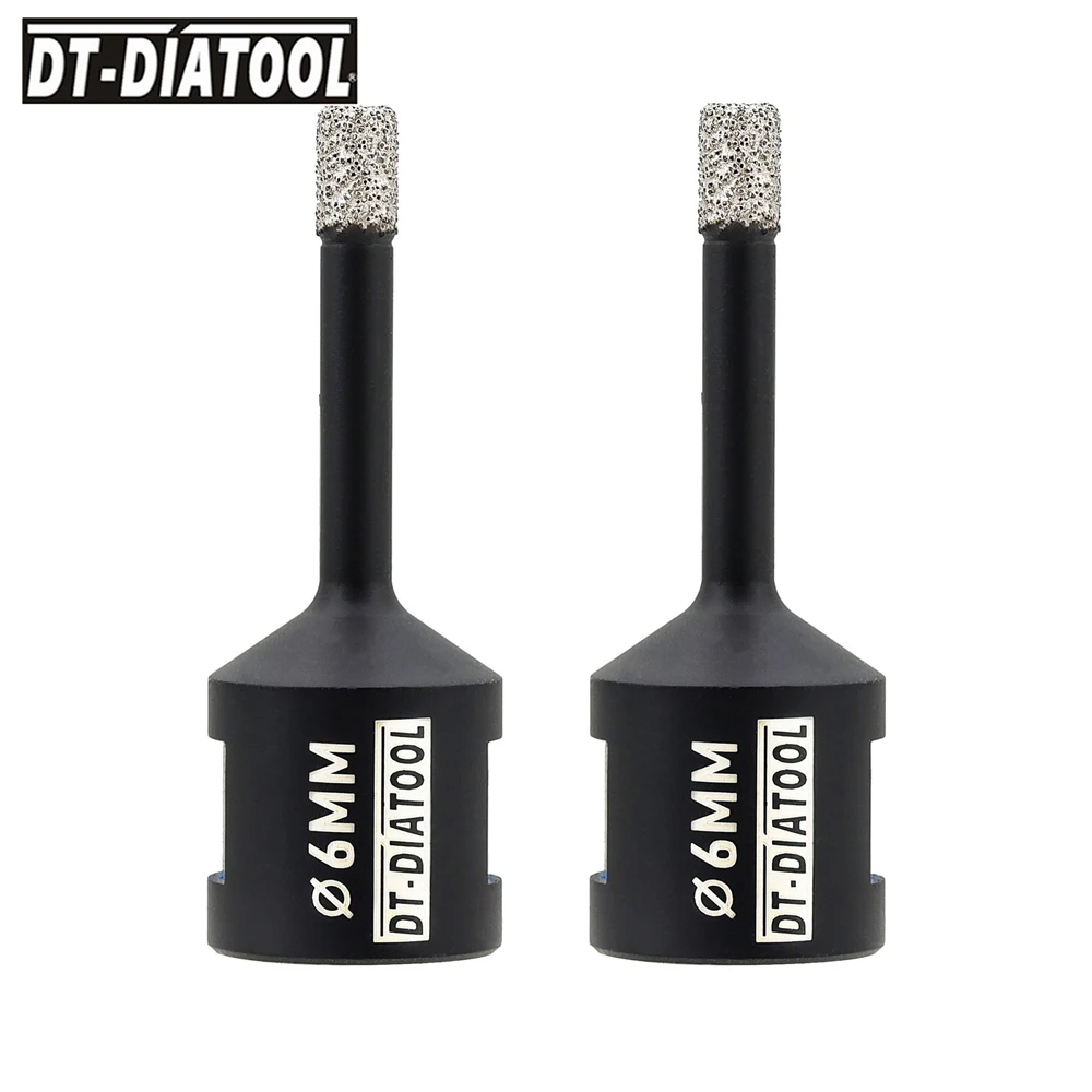 

DT-Diatool Diamond Drill Bit Dia 6 8 10mm 5pcs Set Hole Saw Drill Core Bit for Tile Ceramic M14 Thread