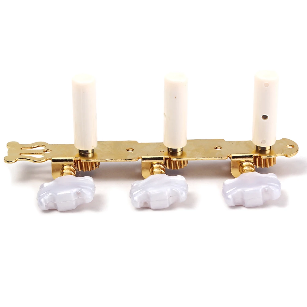 

Gc301 Flower Head Gold Plated Classic Guitar String Tuning Pegs 3+3 Machine Head 35Mm Shaft Spacing Left Right Tuners For