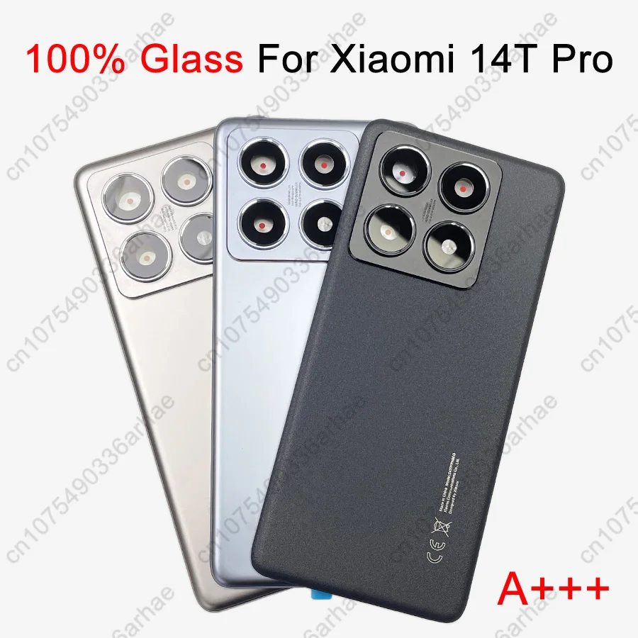 14Tpro A +++ couvercle de batterie arrière pour Xiaomi 14T Pro couverture arrière 2407FPN8EG coque arrière pour Xiaomi Mi 14TPro boîtier de remplacement de porte