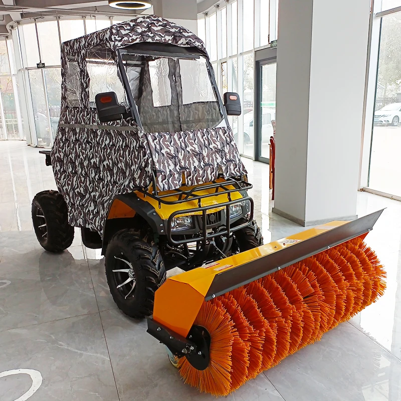 Spazzaneve e spazzatrice multifunzionale per uso agricolo alimentati dal motore con spazzaneve, peso 500 kg, garanzia di 1 anno Shandong